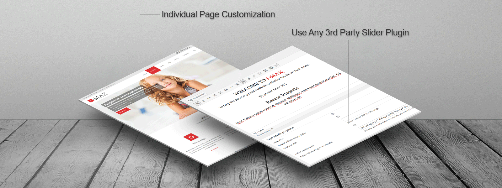 Customize your pages