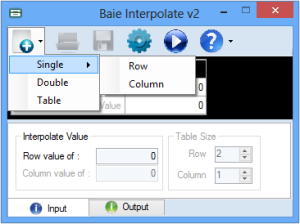 single row n column