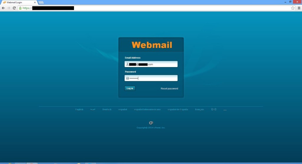 how to open domain email